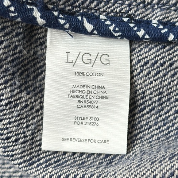 CAbi Adventure Anorak Blue Denim Jacket 5100 Size Large - Picture 10 of 14